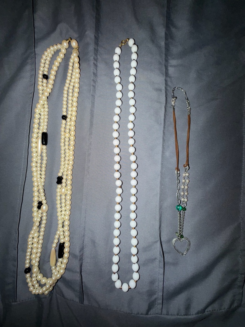 Pearl Necklace Jewelry Lot